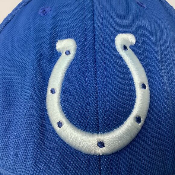 Reebok Onfield Indianapolis Colts Hat NFL Fitted Size L/XL Blue White - Picture 6 of 10